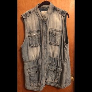 Lucky Brand XL Denim Vest